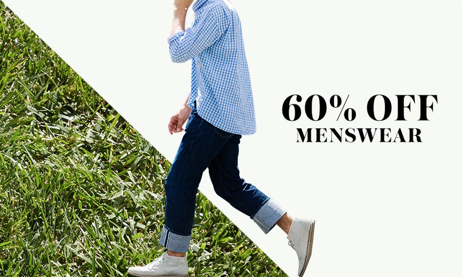 60% Off Menswear