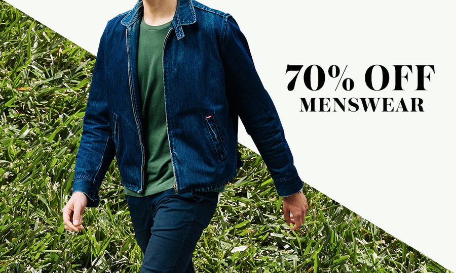 70% Off Menswear