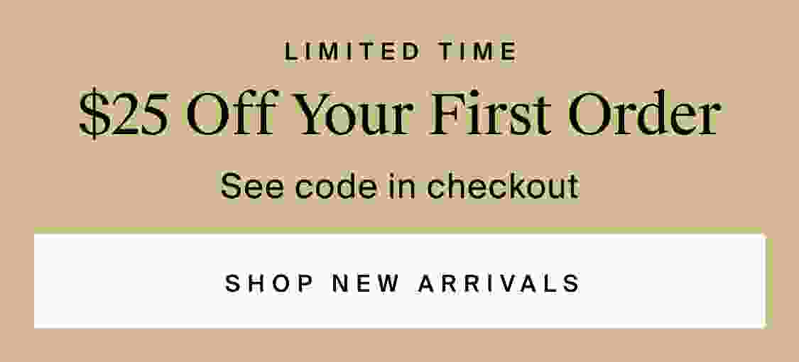 $25 off first order 